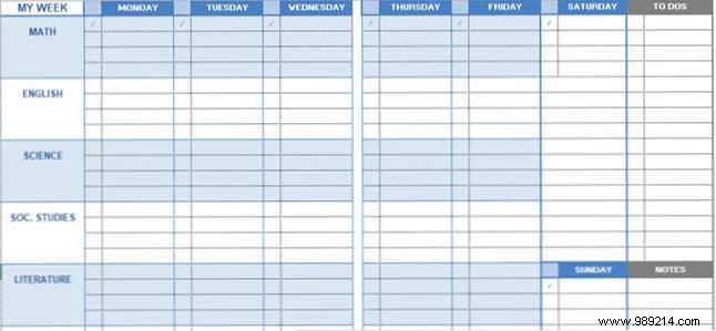 15 Essential Free Checklist, Schedule, and Planner Templates for Students