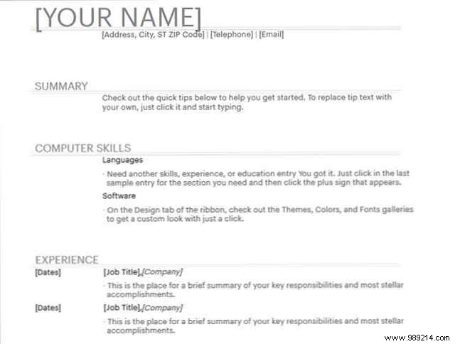 20 Free Microsoft Word Resume Templates to Land Your Dream Job