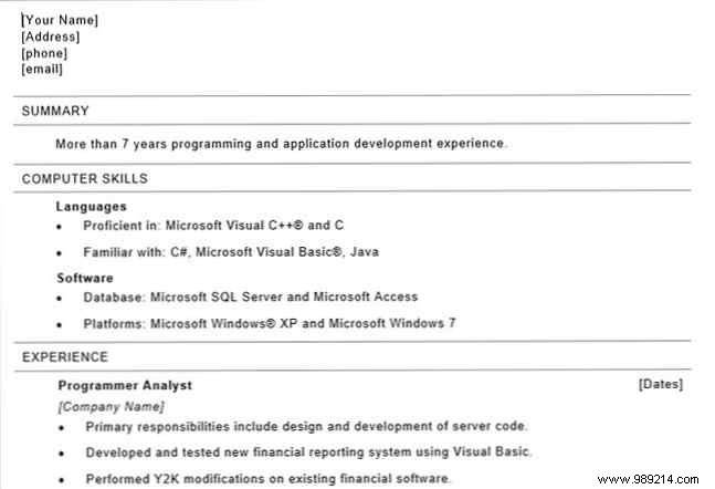 20 Free Microsoft Word Resume Templates to Land Your Dream Job