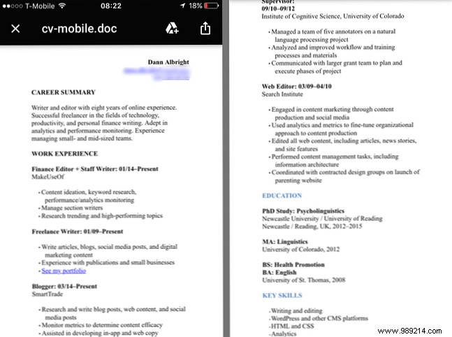 4 Expert Tips to Make Your Resume Mobile-Friendly and Recruiter-Approved