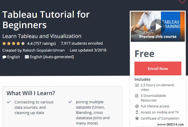 7 Best Online Tableau Training Courses to Earn Certification and Advance Your Career