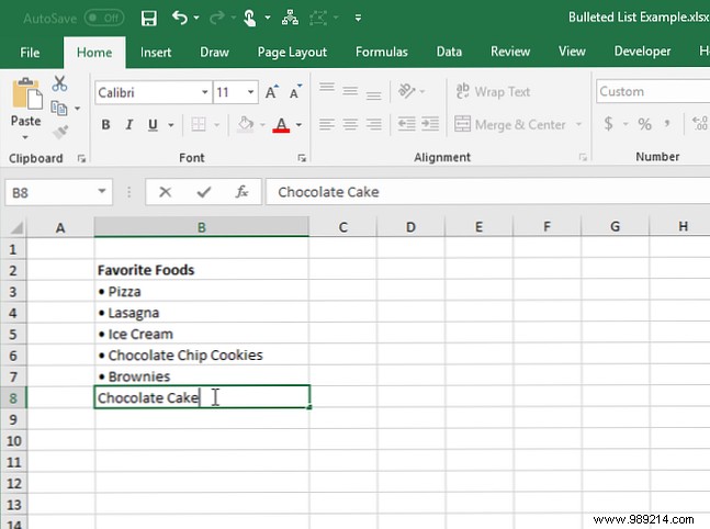 7 Proven Ways to Create Bulleted Lists in Excel