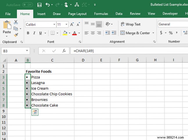 7 Proven Ways to Create Bulleted Lists in Excel