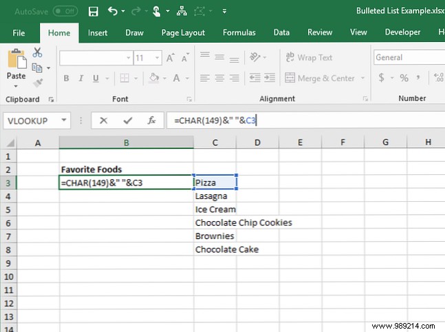 7 Proven Ways to Create Bulleted Lists in Excel