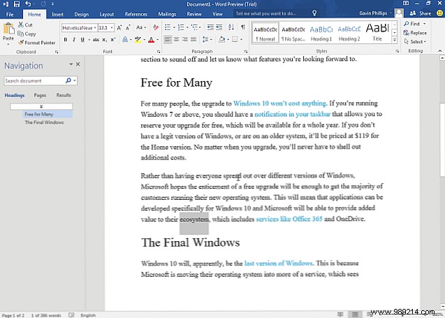 Microsoft Office 2016 Preview: Smart Enhancements and Subtle Refinements