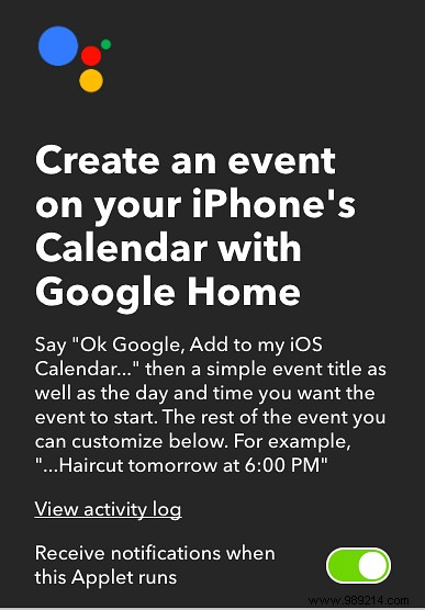 How to Add Events to Your iOS Calendar Using Google Home Voice Commands