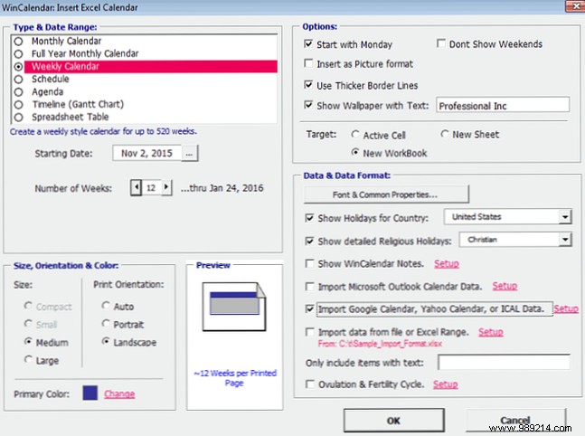 8 Best Tools to Create a Custom Printable Calendar for the New Year