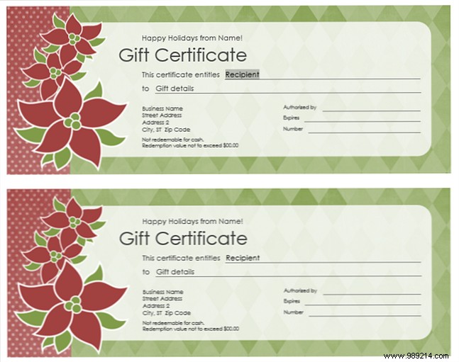 Free Gift Certificate Templates for Microsoft Office: Customizable Designs for Any Occasion