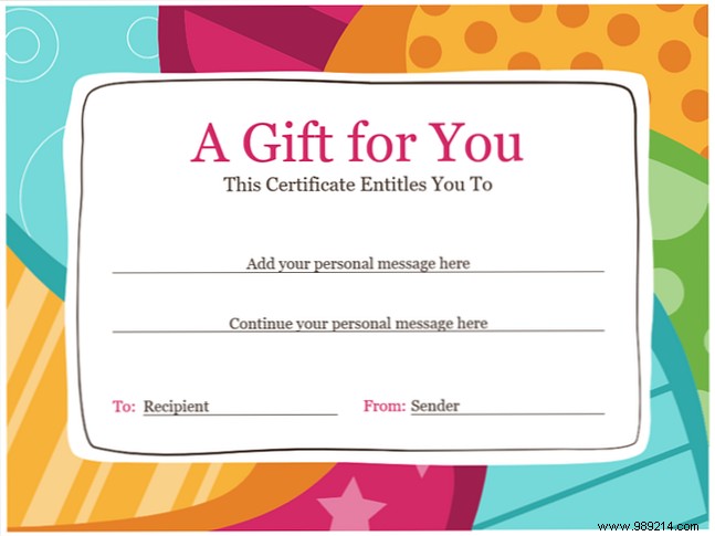Free Gift Certificate Templates for Microsoft Office: Customizable Designs for Any Occasion
