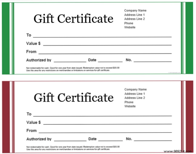 Free Gift Certificate Templates for Microsoft Office: Customizable Designs for Any Occasion