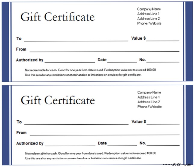 Free Gift Certificate Templates for Microsoft Office: Customizable Designs for Any Occasion