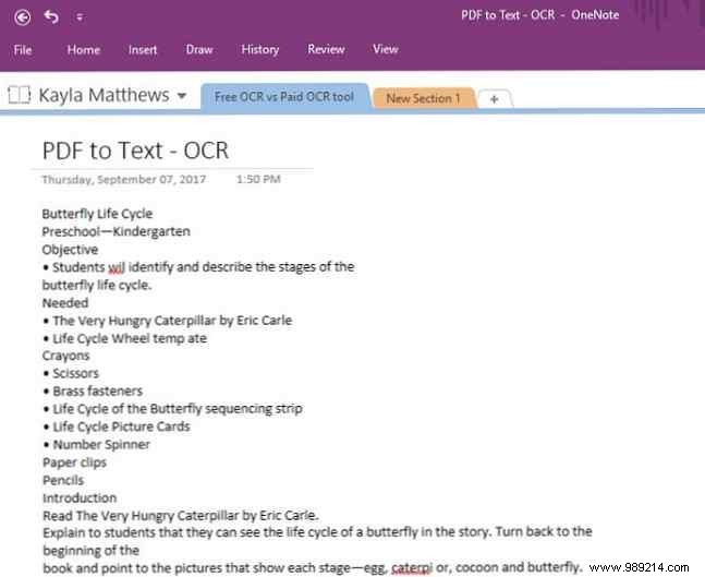 Free vs. Paid OCR Software: Microsoft OneNote vs. Nuance OmniPage Real-World Comparison