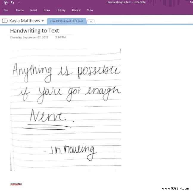 Free vs. Paid OCR Software: Microsoft OneNote vs. Nuance OmniPage Real-World Comparison