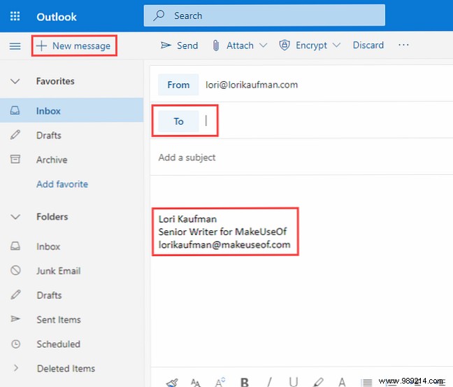 How to Add and Manage an Email Signature in Outlook on the Web (Microsoft 365)