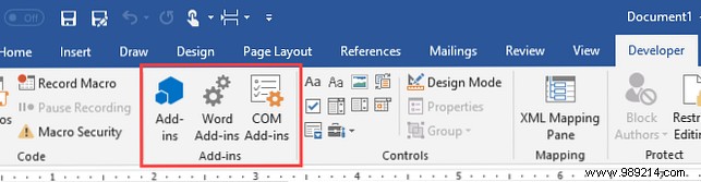 How to Enable the Developer Tab in Microsoft Word and Excel Ribbons