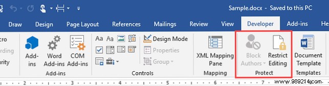 How to Enable the Developer Tab in Microsoft Word and Excel Ribbons