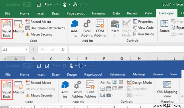 How to Enable the Developer Tab in Microsoft Word and Excel Ribbons