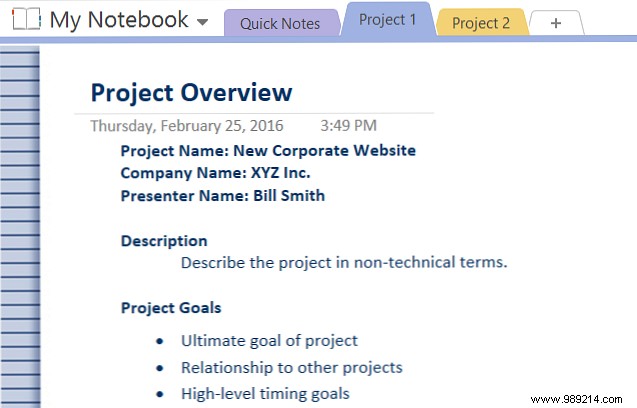 How to Use OneNote Templates for Streamlined Project Management