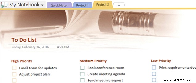 How to Use OneNote Templates for Streamlined Project Management