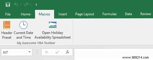Build a Custom Excel Ribbon Toolbar with VBA Macros: Step-by-Step Guide