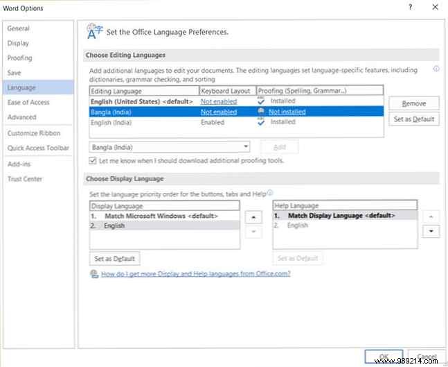 How to Change Language Settings in Microsoft Office 2016: Interface, Proofing, and Help