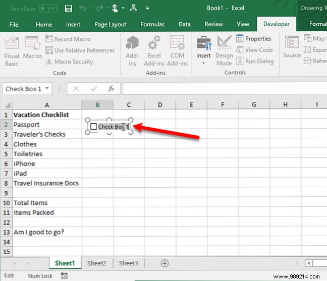 How to Create a Dynamic Checklist in Excel with Checkboxes