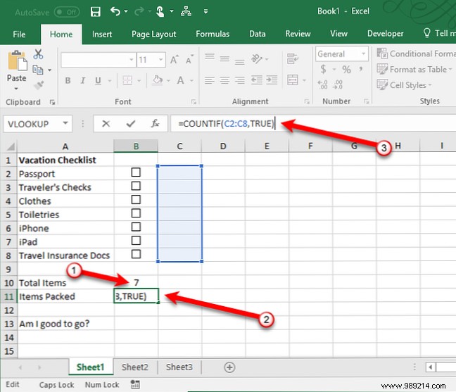 How to Create a Dynamic Checklist in Excel with Checkboxes