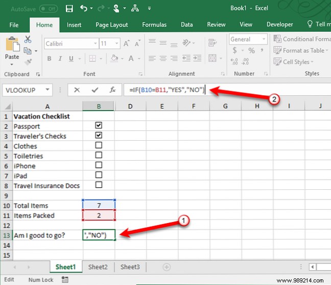 How to Create a Dynamic Checklist in Excel with Checkboxes
