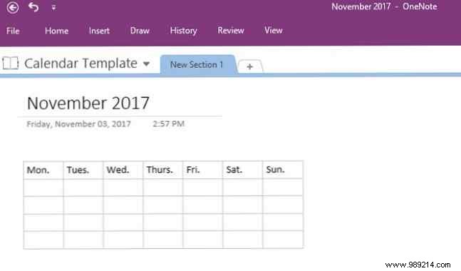 5 Proven Ways to Create a Custom Calendar Template in OneNote