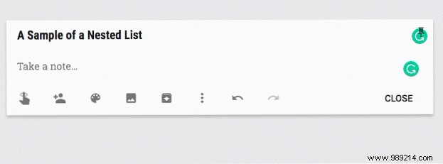 How to Create Nested Lists in Google Keep: A Step-by-Step Guide