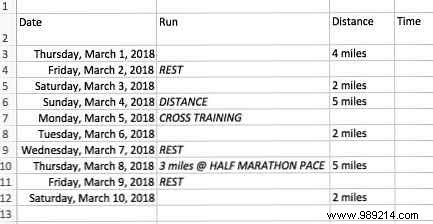 Build Your Marathon Training Plan in Excel: A Step-by-Step Guide
