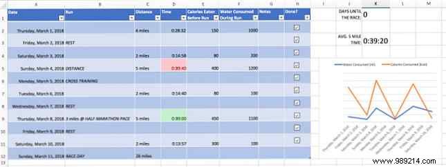 Build Your Marathon Training Plan in Excel: A Step-by-Step Guide