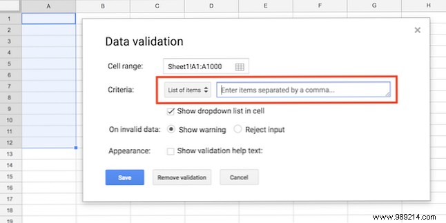 How to Create a Dropdown List in Google Sheets: Step-by-Step Guide
