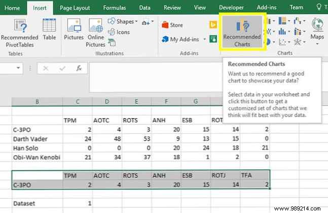 How to Create Dynamic Interactive Excel Charts Using the INDEX Function