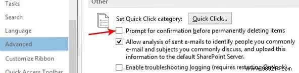 How to Disable Outlook s Permanent Delete Confirmation Prompt: A Quick Guide