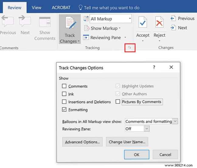 How to Filter and Accept Only Formatting Changes in Microsoft Word Track Changes