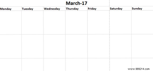How to Create a Custom Calendar Template in Excel: Step-by-Step Guide