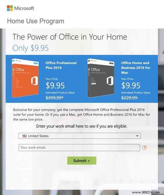 How to Legally Get Microsoft Office Professional Plus 2016 for Under $10 via Home Use Program