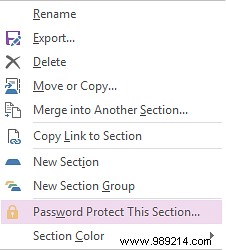 How to Password-Protect OneNote Sections for Maximum Security