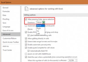How to Change Excel s Enter Key Direction: Move Right, Up, Left, or Disable It