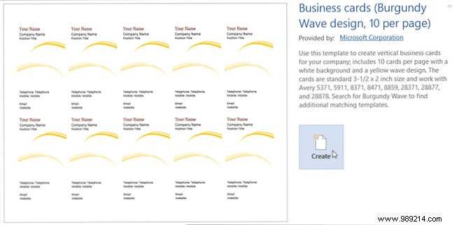 Create Professional Business Cards for Free Using Microsoft Word Templates