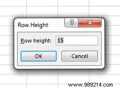 How to Precisely Set Column Width and Row Height in Excel Manually