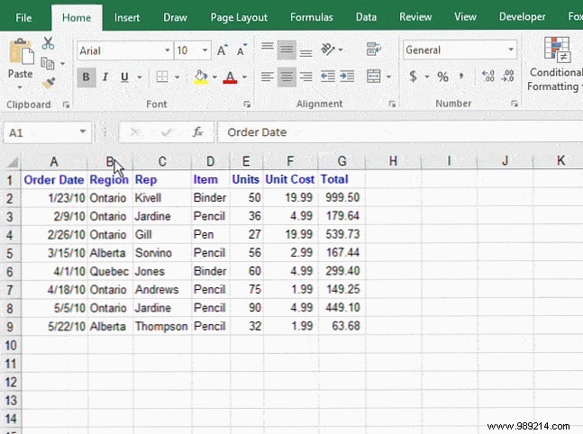 Excel Column Mastery: Insert, Hide, Move, Copy, and Resize Columns Like a Pro