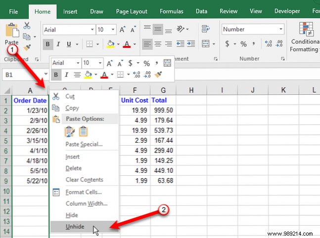 Excel Column Mastery: Insert, Hide, Move, Copy, and Resize Columns Like a Pro
