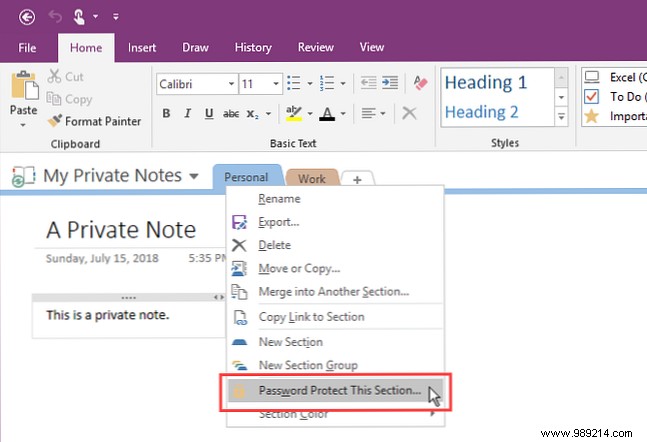 How to Password-Protect Sections in OneNote 2016: Complete Step-by-Step Guide