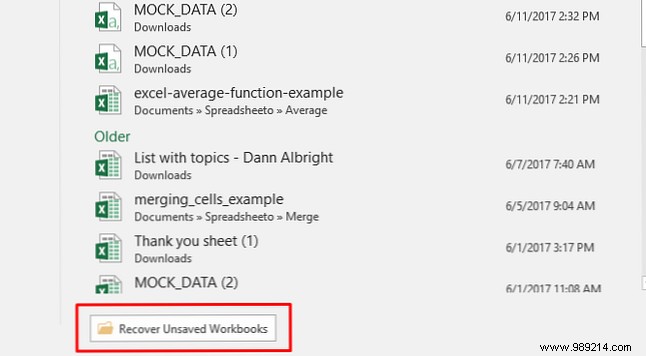 How to Recover Unsaved or Overwritten Excel Files on Windows and Mac