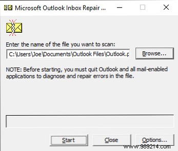 How to Repair Your Outlook PST File Using the Built-in Inbox Repair Tool