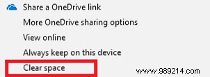 How to Free Up Space by Removing Local OneDrive Files Without Deleting Them from the Cloud