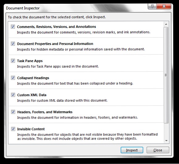 How to Remove Hidden Personal Data from Microsoft Office Documents