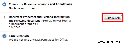 How to Remove Hidden Personal Data from Microsoft Office Documents